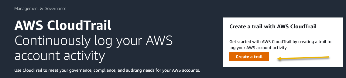 Setting up AWS Cloudtrail - AWS Cloud Chronicles